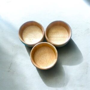 Winsome Wood Natural Wooden Bowls